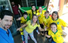 Copa do Mundo: paranaenses fazem festa durante jogo do Brasil; FOTOS