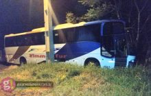 São Miguel: Motorista fica ferido após ser atropelado pelo próprio ônibus