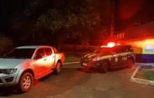 Homem é preso em Matelândia com caminhonete roubada em SP