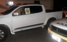 S10 recuperada pela Polícia Militar em Pato Bragado foi roubada em Medianeira