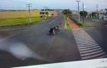 Policial Militar fica ferido em colisão entre motos em Itaipulândia