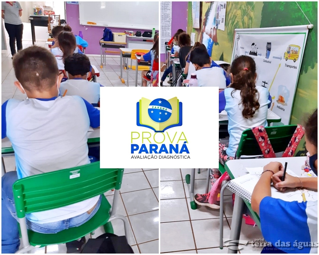 Alunos da Rede Municipal de Itaipulândia realizam a Prova Paraná