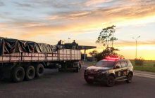Polícia Rodoviária Federal apreende carreta com mercadorias ilegais no Rio Grande do Sul