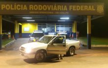 PRF recupera caminhonete furtado em Céu Azul