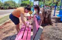 Em Itaipulândia, a criançada aprende desde cedo a respeitar o patrimônio público