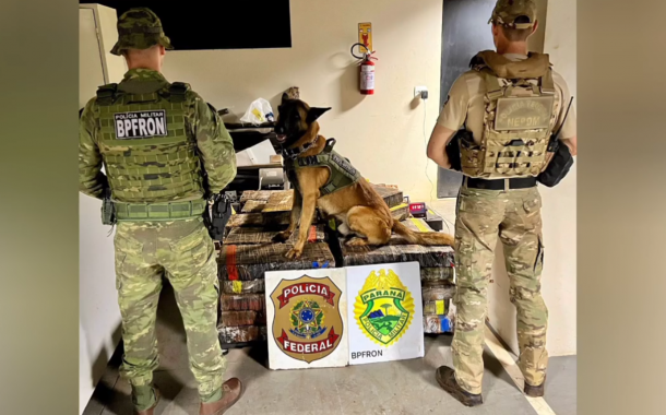 VÍDEO: Mais de meia tonelada de maconha é apreendida pelo BPFRON e Polícia Federal
