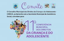 Pandemia e seus efeitos serão tema da 11ª Conferência Municipal dos Direitos da Criança e do Adolescente