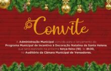 Programa de incentivo à decoração de Natal será lançado na próxima terça-feira (18)