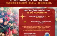 Santa Helena: Hoje é o último dia de inscrições para o Programa de Incentivo à Decoração Natalina