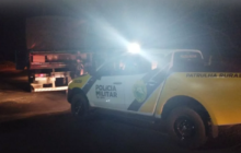 Caminhão com placas de Cascavel é apreendido em Marechal Cândido Rondon carregado com cigarros