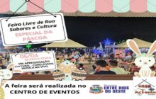 Entre Rios do Oeste: Feira de Sabores e Cultura será realizada nesta quinta (06) no centro de Eventos