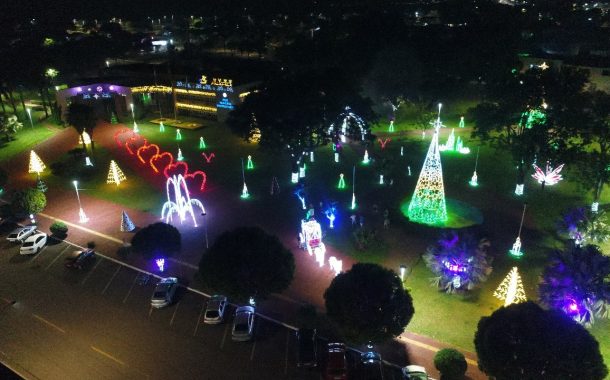 O encanto do Natal Iluminado 2023 transforma Itaipulândia em um espetáculo de luzes e cores; Confira a programação