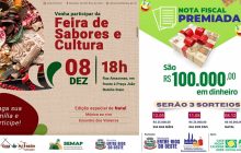 R$ 50 mil da Campanha Nota Fiscal Premiada de Entre Rios do Oeste serão sorteados nesta sexta-feira junto com a Feira de Sabores e Cultura