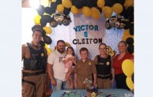 Policiais de Itaipulândia realizam sonho de criança em seu aniversário
