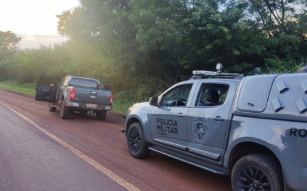 ROTAM prende três e recupera S10 levada em assalto em Vera Cruz do Oeste