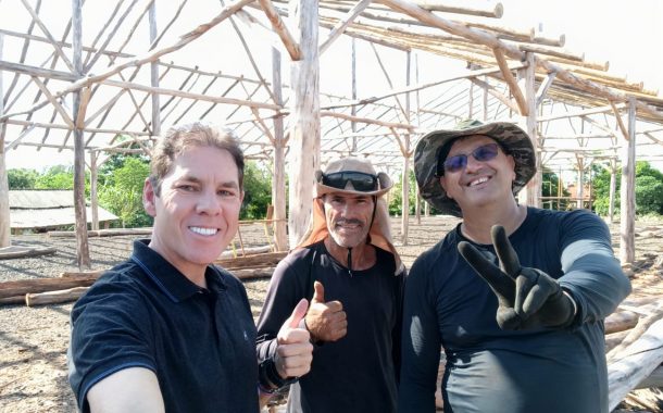 Jackson Bueno entrevista Hilmo José Klein, proprietário do Rancho Crioulo em Santa Helena, Paraná