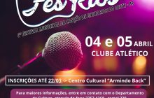 Inscrições para o 6º Festival Municipal da Canção de Entre Rios do Oeste encerram nesta sexta-feira