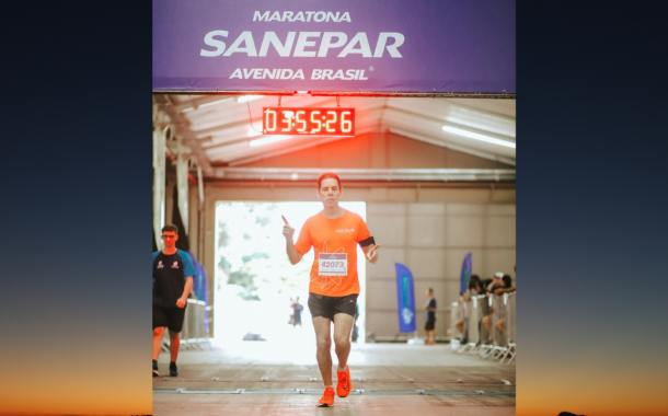 VÍDEO: Atleta de Santa Helena correu a Maratona da Sanepar em Cascavel, Paraná
